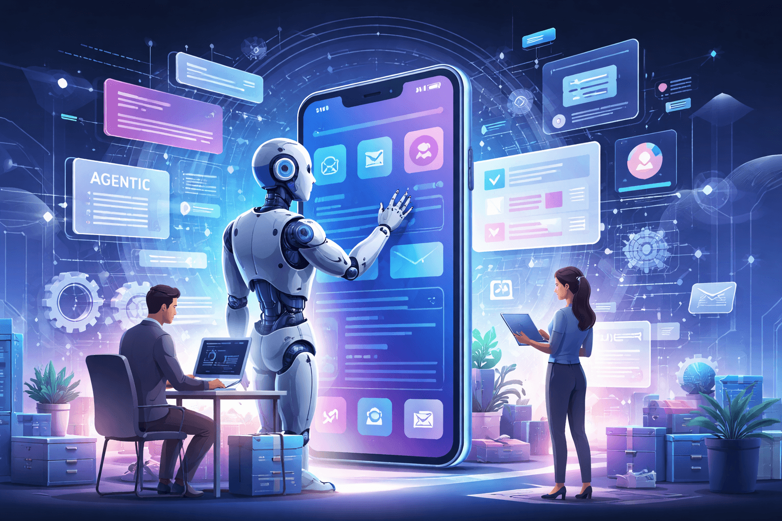 Agentic AI in Mobile App Development: From Smart Features to Autonomous Software Builders